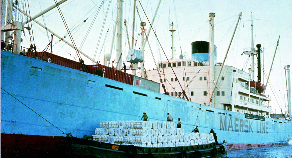 exports carried out on a ship