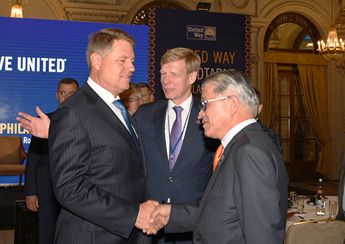 최신원 회장의 세계공동모금회 리더십위워회 회의 참석사진 04